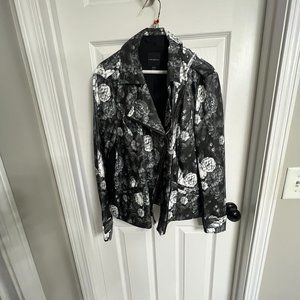 NWT - Lane Bryant - Flowered Moto Jacket - Size 18/20